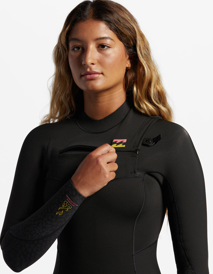  BILLABONG 5/4 SYNERGY CHEST ZIP WETSUIT FOR WOMEN