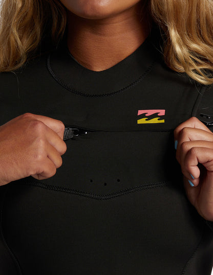 BILLABONG 5/4 SYNERGY CHEST ZIP WETSUIT FOR WOMEN