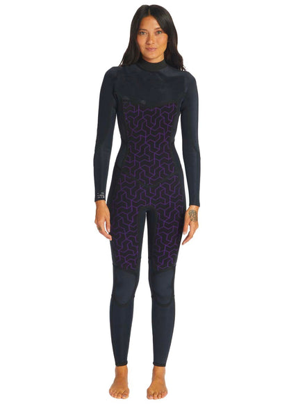  BILLABONG 5/4 SYNERGY BACK ZIP WETSUIT FOR WOMEN