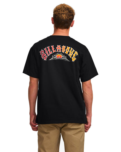  BILLABONG THROWBACK REGULAR T-SHIRT BLACK