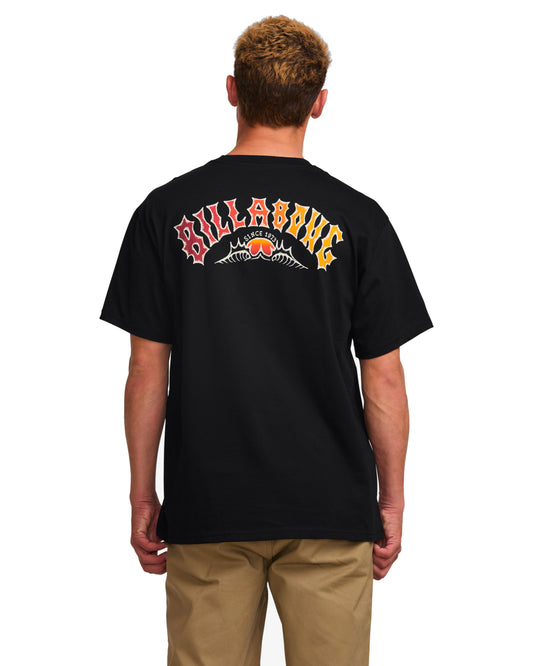  BILLABONG THROWBACK REGULAR T-SHIRT BLACK