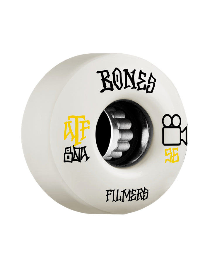  BONES SKATEBOARDS WHEELS ALL TERRAIN FORMULA FILMERS 56MM 80A