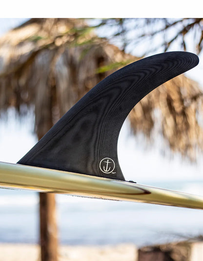  CAPTAIN FIN 10" RAKED LONGBOARD FIN BLACK