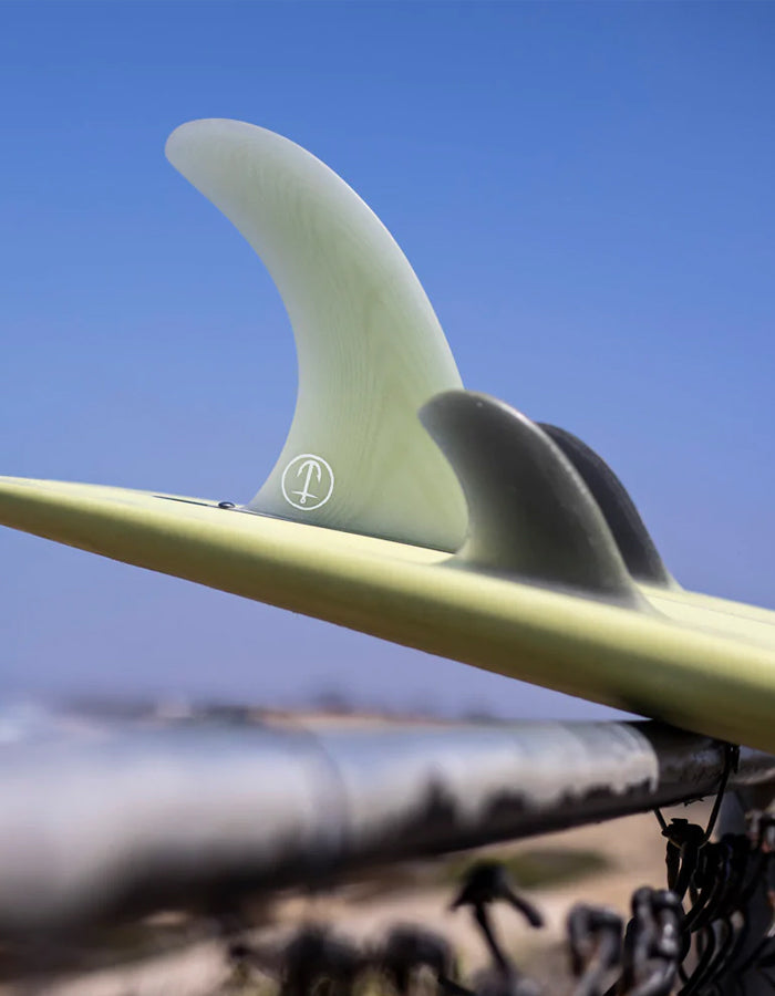  CAPTAIN FIN SLASHER 8" LONGBOARD FIN CLEAR