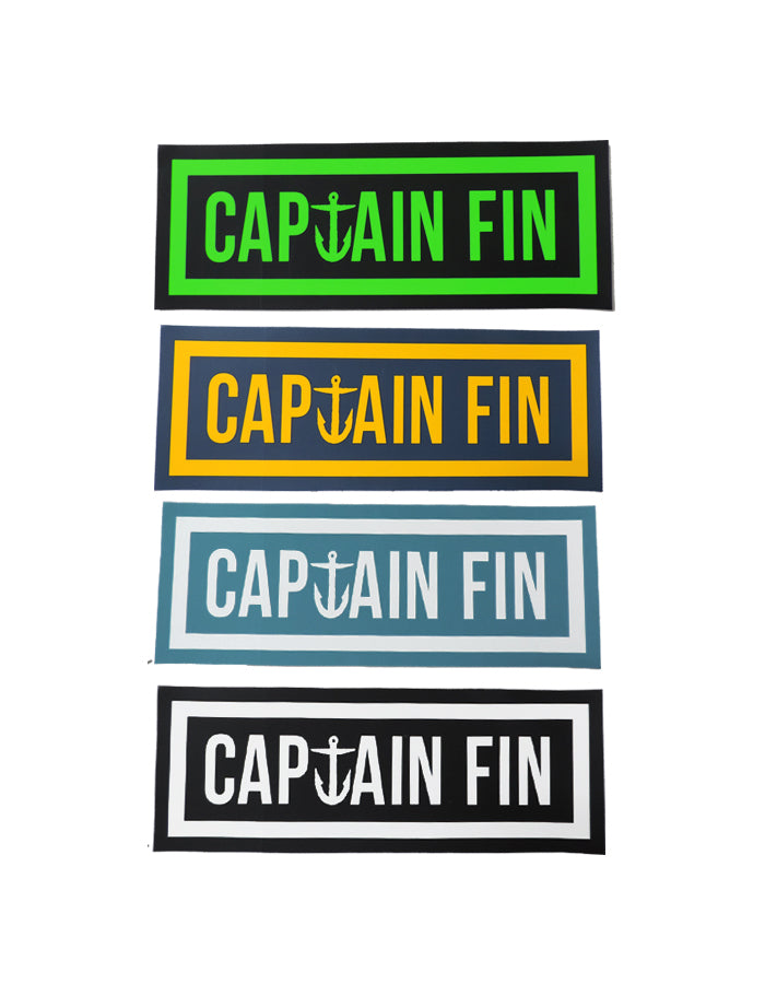  CAPTAIN FIN STICKER BIG COLOR