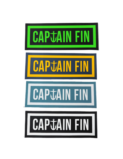  CAPTAIN FIN STICKER BIG COLOR