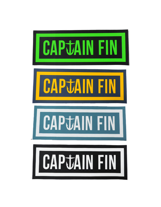  CAPTAIN FIN STICKER BIG COLOR