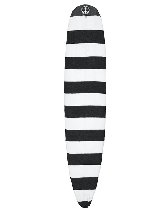  CAPTAIN FIN BOARDSOCK COVER STRETCH LONGBOARD BLACK WHITE
