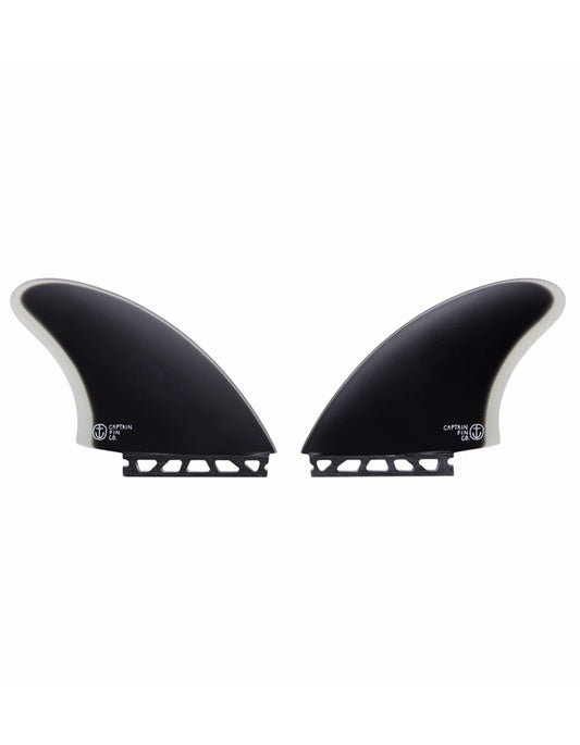  CAPTAIN FIN CF KEEL TWIN BLACK SINGLE TAB