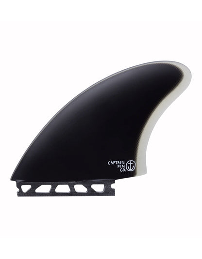  CAPTAIN FIN CF KEEL TWIN BLACK SINGLE TAB