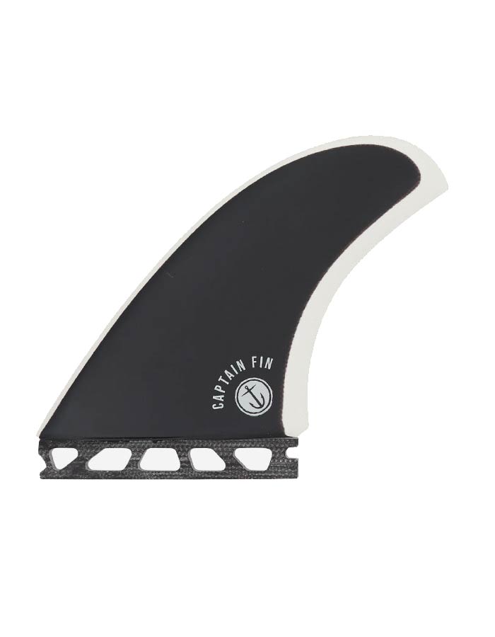  CAPTAIN FIN TYLER TWIN + TRAILER ESPECIAL FIBERGLASS SINGLE TAB BLACK