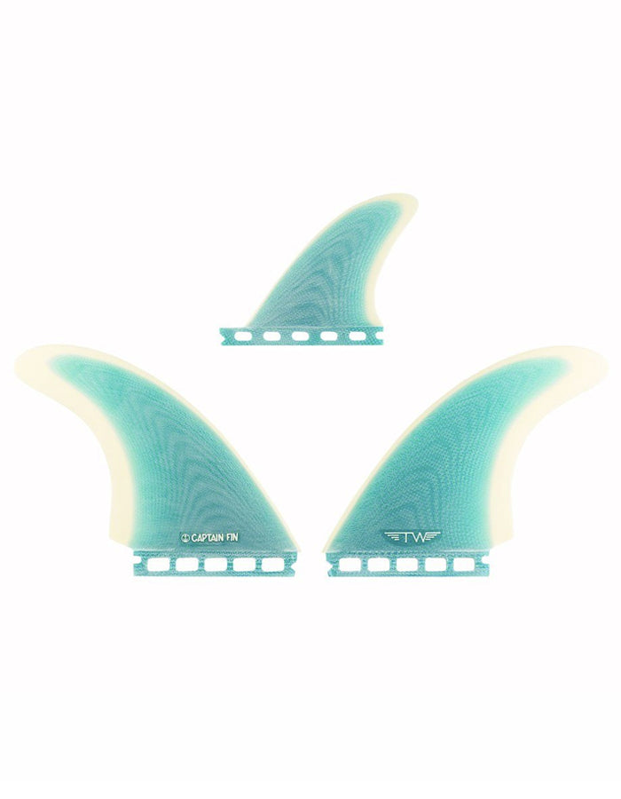  CAPTAIN FIN TYLER WARREN TW TWIN ESPECIAL SINGLE TAB TURQUOISE