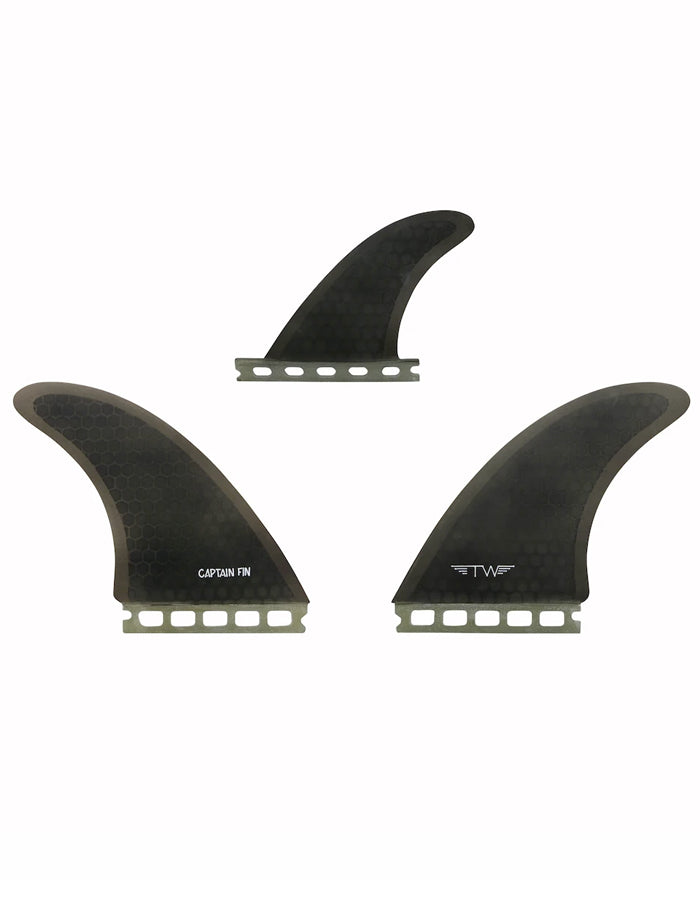  CAPTAIN FIN TYLER WARREN TW TWIN + TRAILER HC SINGLE TAB BLACK