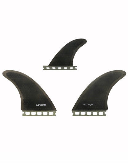  CAPTAIN FIN TYLER WARREN TW TWIN + TRAILER HC SINGLE TAB BLACK