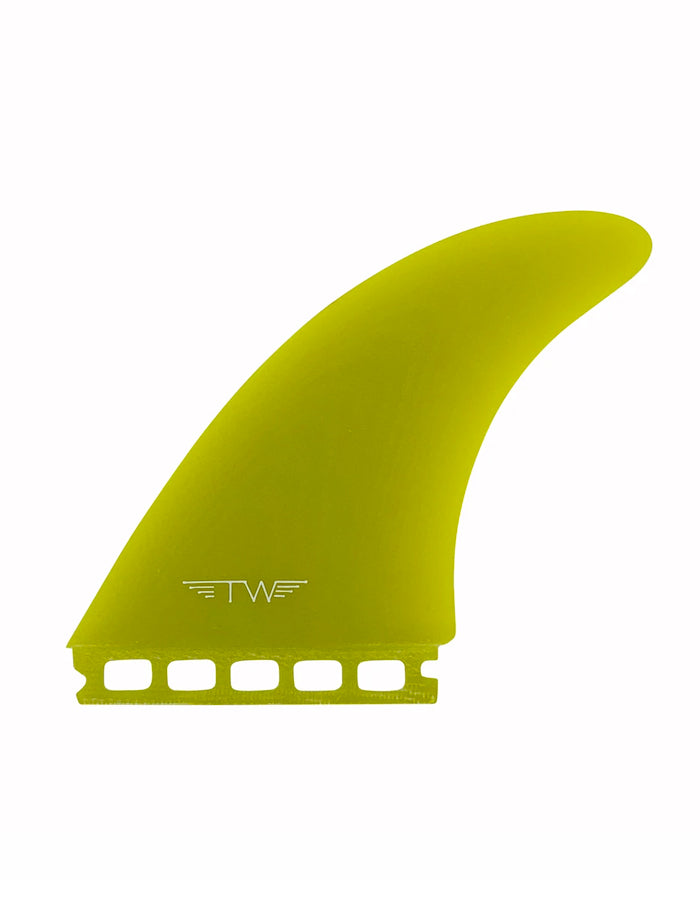  CAPTAIN FIN TYLER WARREN TW TWIN + TRAILER FB SINGLE TAB YELLOW