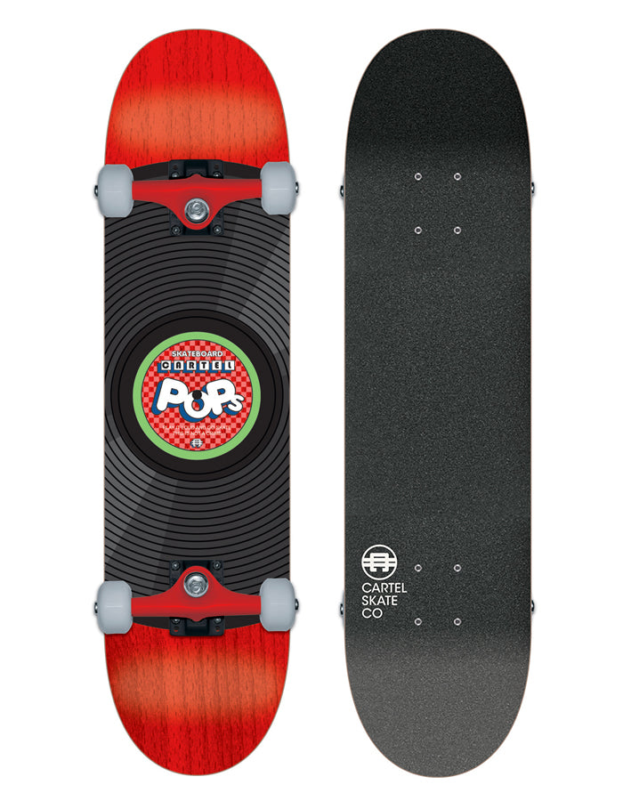  CARTEL SKATEBOARD CAMERA POPS RED