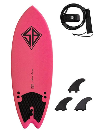  CBC BURKE 5'2" SOFTBOARD FISH FCS FINS
