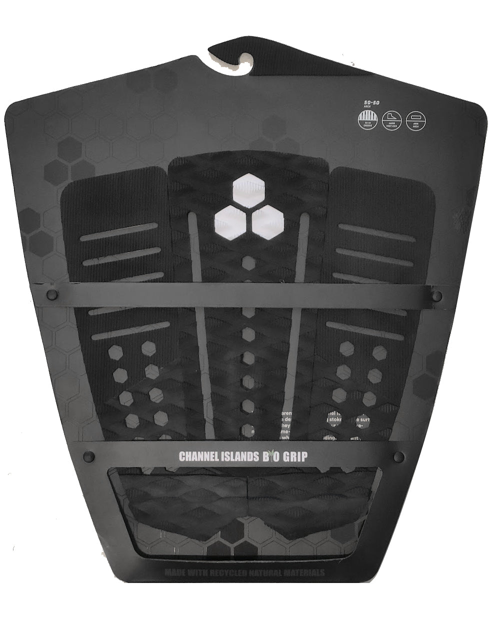  CHANNEL ISLAND 50/50 ARCH PAD BLACK BLACK