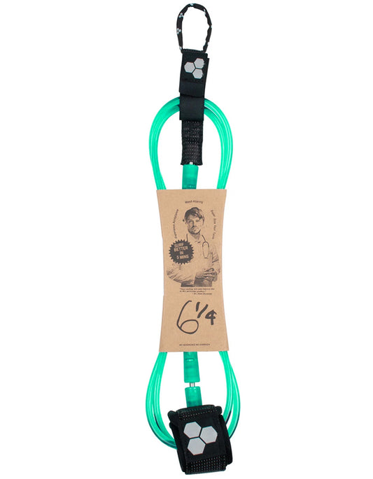  CHANNEL ISLAND DANE REYNOLDS SIGNATURE STANDARD LEASH 6'0" 1/4 TURQUOISE