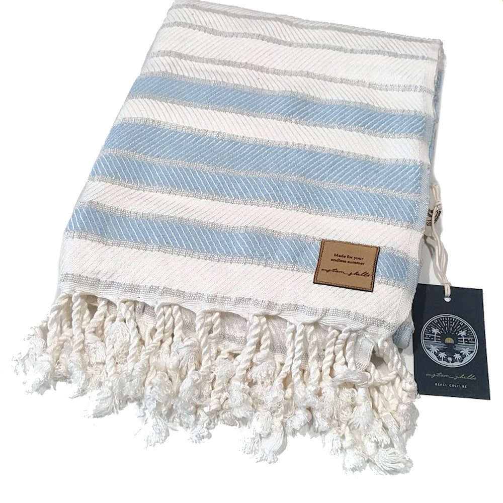  CUSTOM SHELLS BEACH TOWEL BAMBOO