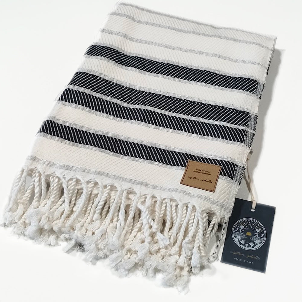  CUSTOM SHELLS BEACH TOWEL BAMBOO