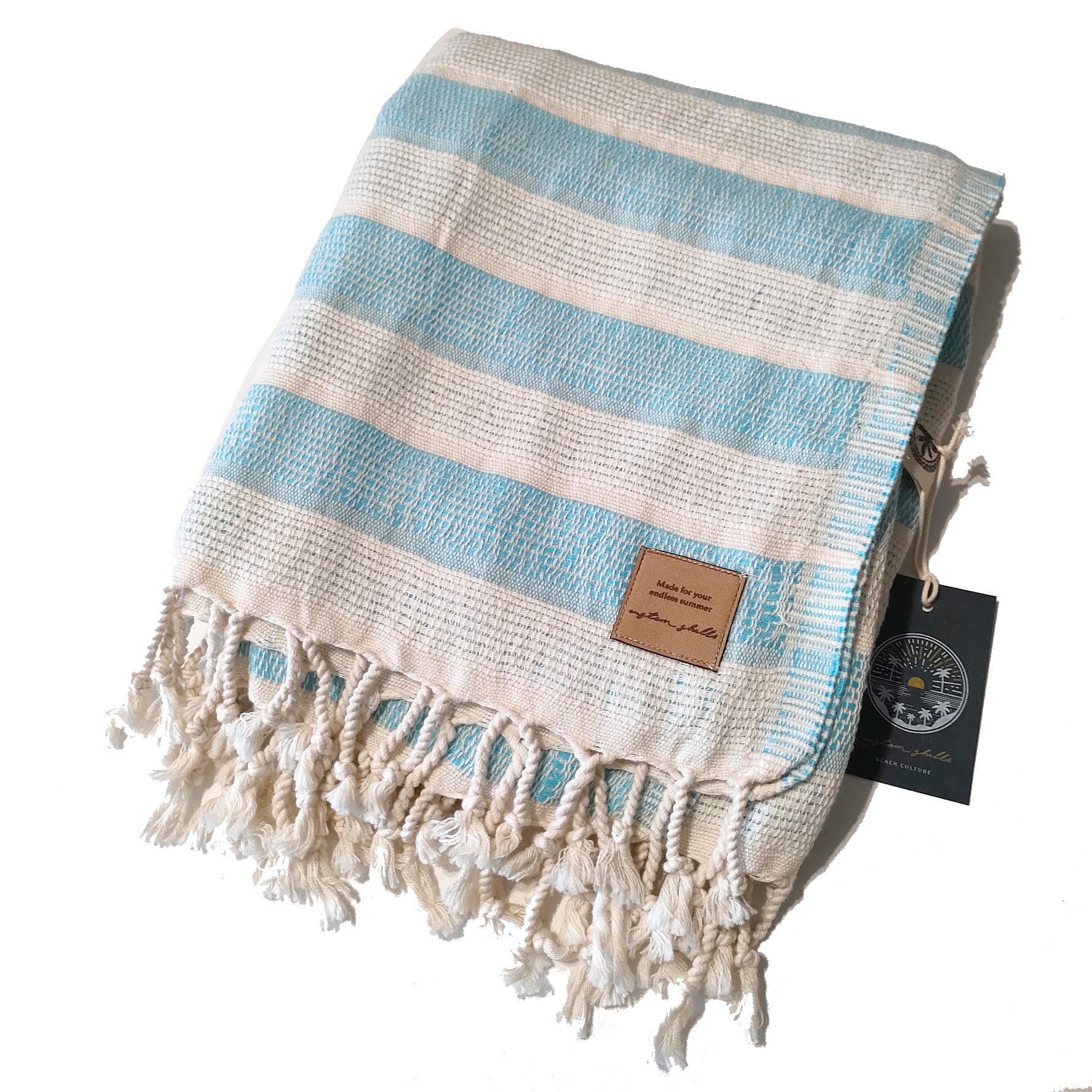  CUSTOM SHELLS BEACH TOWEL FISHERMAN