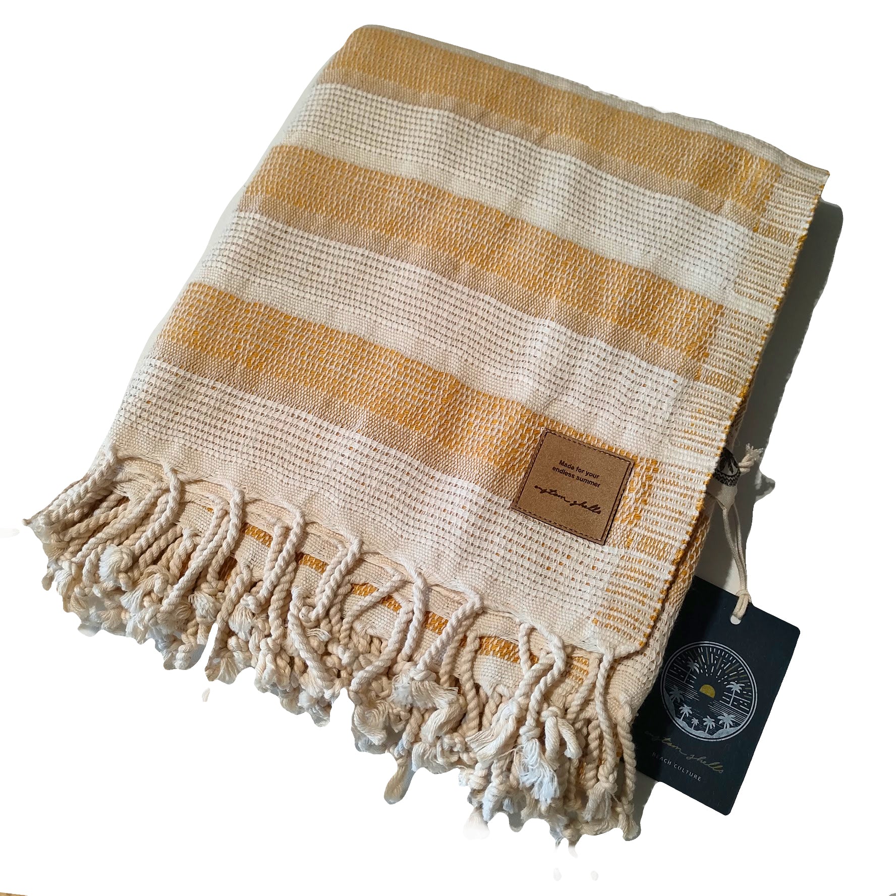  CUSTOM SHELLS BEACH TOWEL FISHERMAN