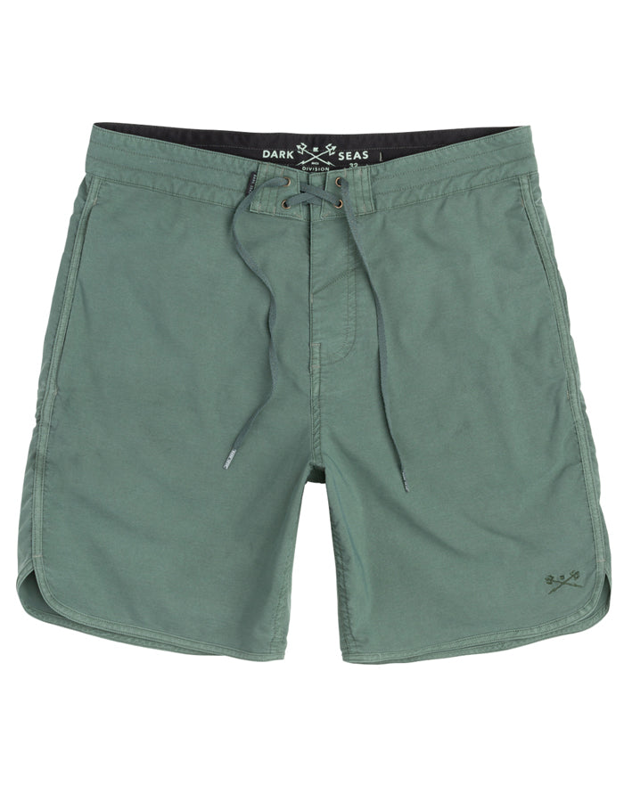  DARK SEAS GO-TO BOARDSHORTS 18" GREEN