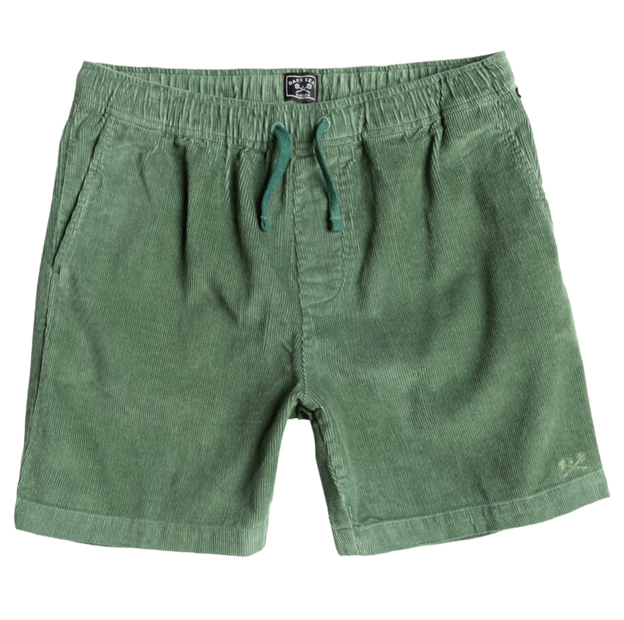  DARK SEAS GO-TO CORD SHORT 18" GREEN