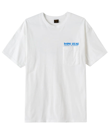  DARK SEAS JOYRIDE BASIC POCKET T-SHIRT WHITE