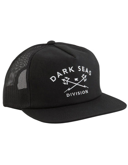  DARK SEAS TRIDENTS TRUCKER BLACK
