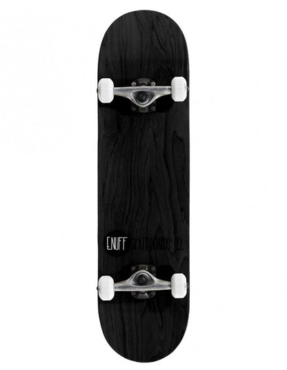  ENUFF 8" LOGO STAIN SKATEBOARD COMPLETEBLACK