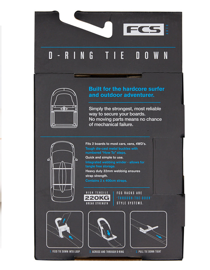  FCS D-RING TIE DOWNS