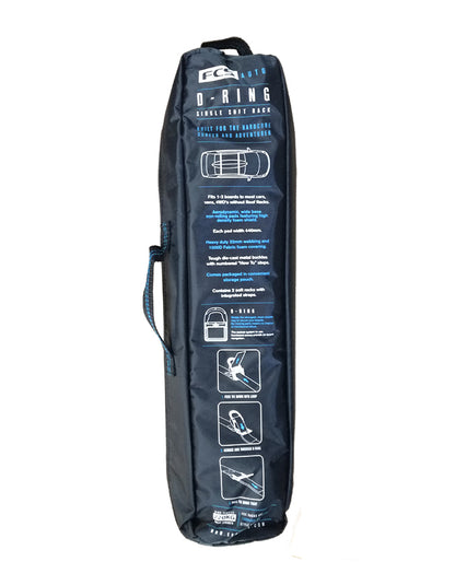  FCS D-RING SOFT RACKS SINGLE