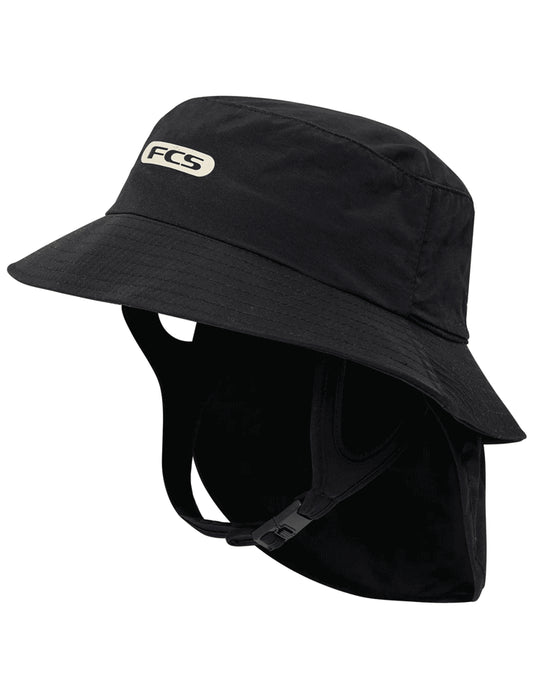  FCS ESSENTIAL SURF BUCKET HAT BLACK