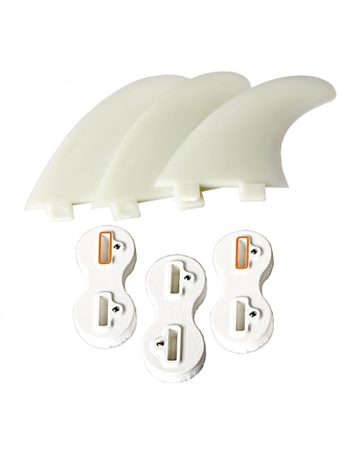  FCS FUSION PRODUCTION PLUG SET TRI FIN THRUSTER