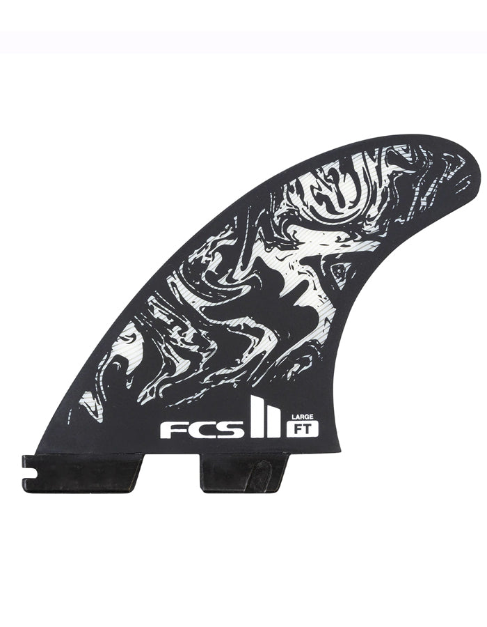  FCS II FILIPE TOLEDO TRI FIN SET BLACK WHITE
