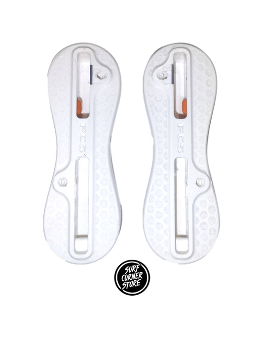  FCS II PRODUCTION KIT PLUG SET SIDE FINS 5° WHITE
