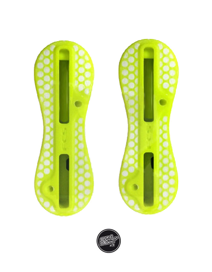  FCS II PRODUCTION KIT PLUG SET SIDE FINS 9° YELLOW