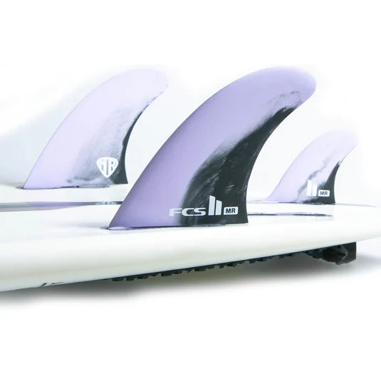  FCS II MR MARK RICHARDS PC TWIN FIN SET 2+1 BLUE BLACK