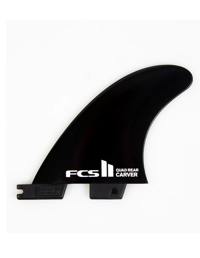  FCS II CARVER GLASS FLEX QUAD REAR SET BLACK
