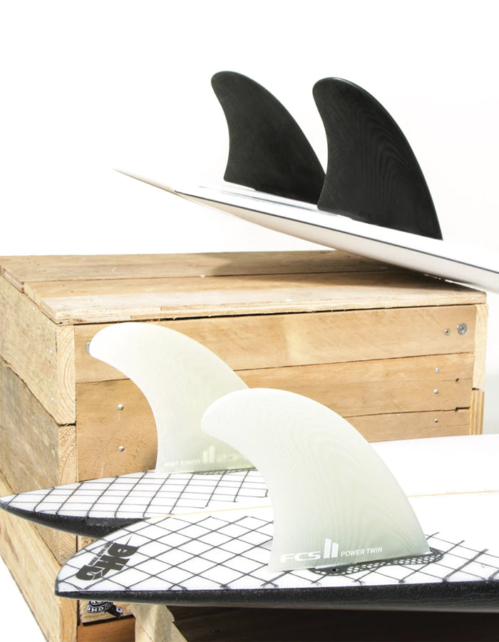  FCS II POWER TWIN PG FIN SET BLACK