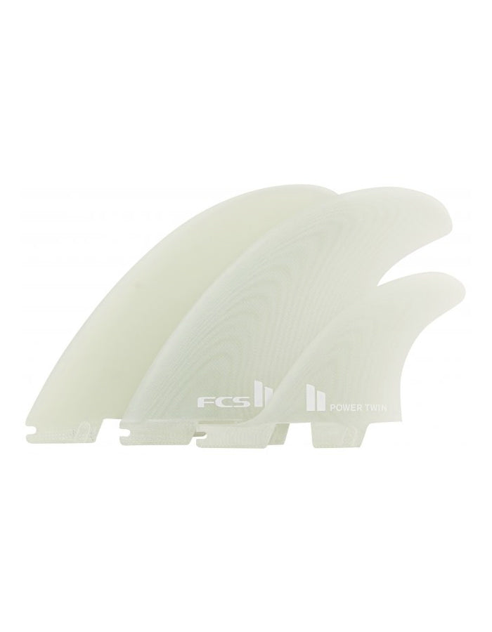  FCS II POWER TWIN PG + 1 XLARGE CLEAR RETAIL FINS