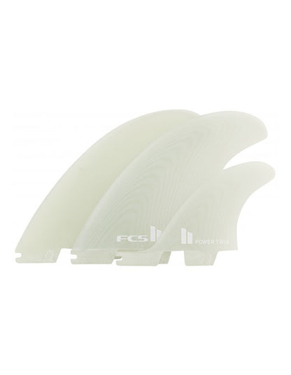  FCS II POWER TWIN PG + 1 XLARGE CLEAR RETAIL FINS