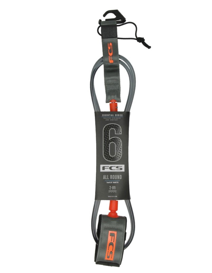  FCS ALL ROUND ESSENTIAL LEASH 6' BLACK