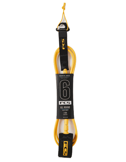 FCS ALL ROUND ESSENTIAL LEASH 6' BLACK