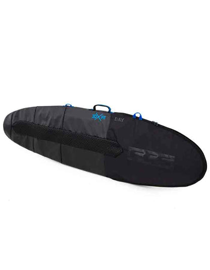  FCS SURFBOARD COVER SINGLE 5'6'' DAY FUNBOARD 3DXFIT BLACK