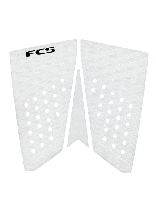  FCS T-3 FISH TRACTION PAD HYBRID BOARDS WHITE