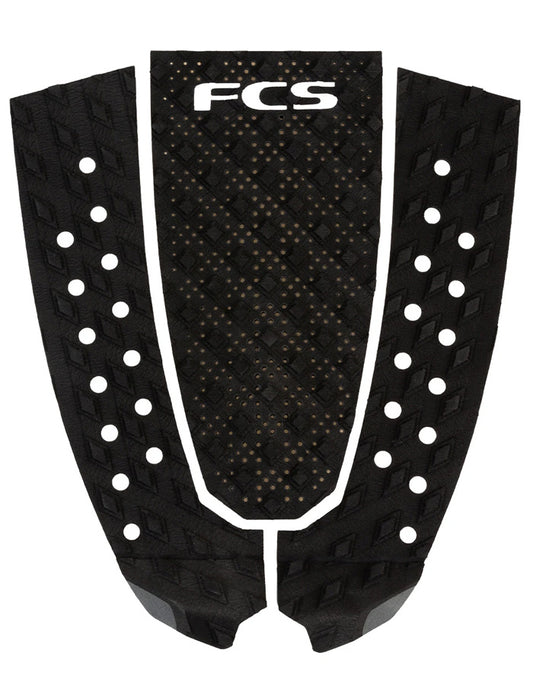  FCS T-3 PIN ECO TRACTION PAD BLACK NARROW TAIL BOARDS