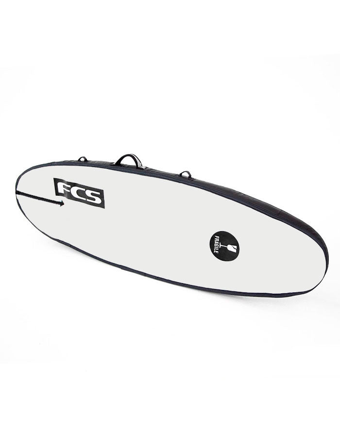  FCS TRAVEL 2 FUNBOARD 7'6'' SURFBOARD COVER BLACK/GREY